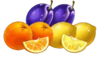 Symbole Prunes, Citrons et Oranges
